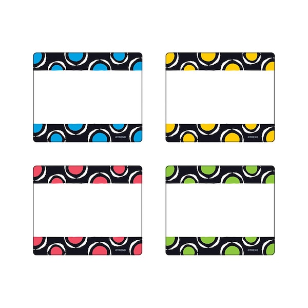 Trend Enterprises Bold Strokes Circles Terrific Labels, 36PK T-68901 - main